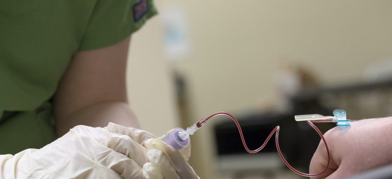 Phlebotomy students