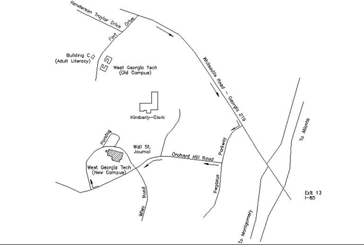 LaGrange west map