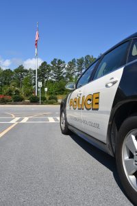 police car side