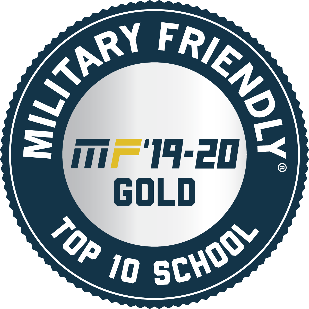 military friendly logo bronze