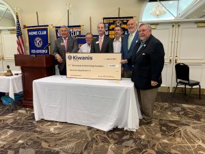kiwanis endorsement check presentation