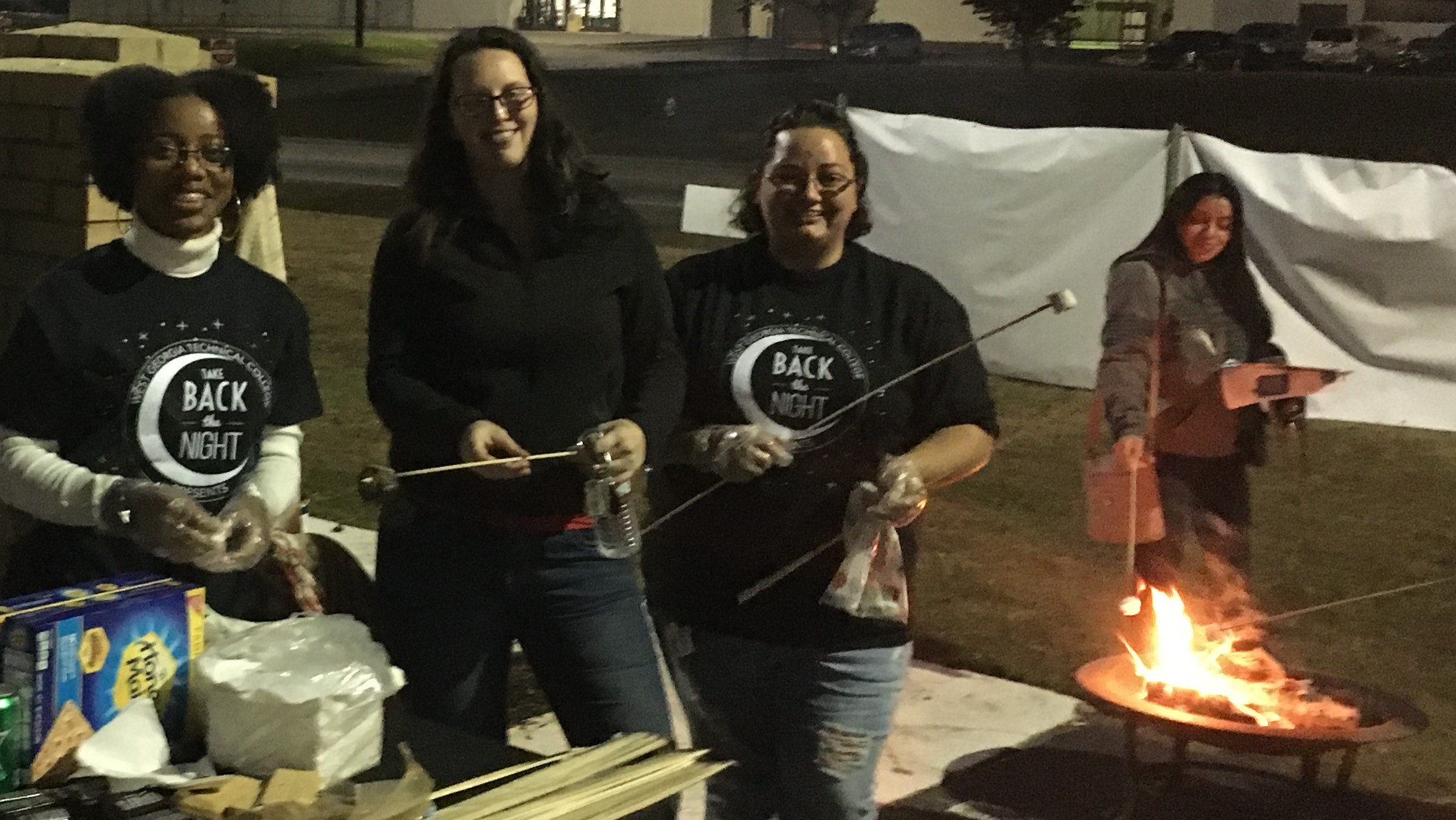Members of PBL and SkillsUSA at WGTC's 'Take Back the Night'