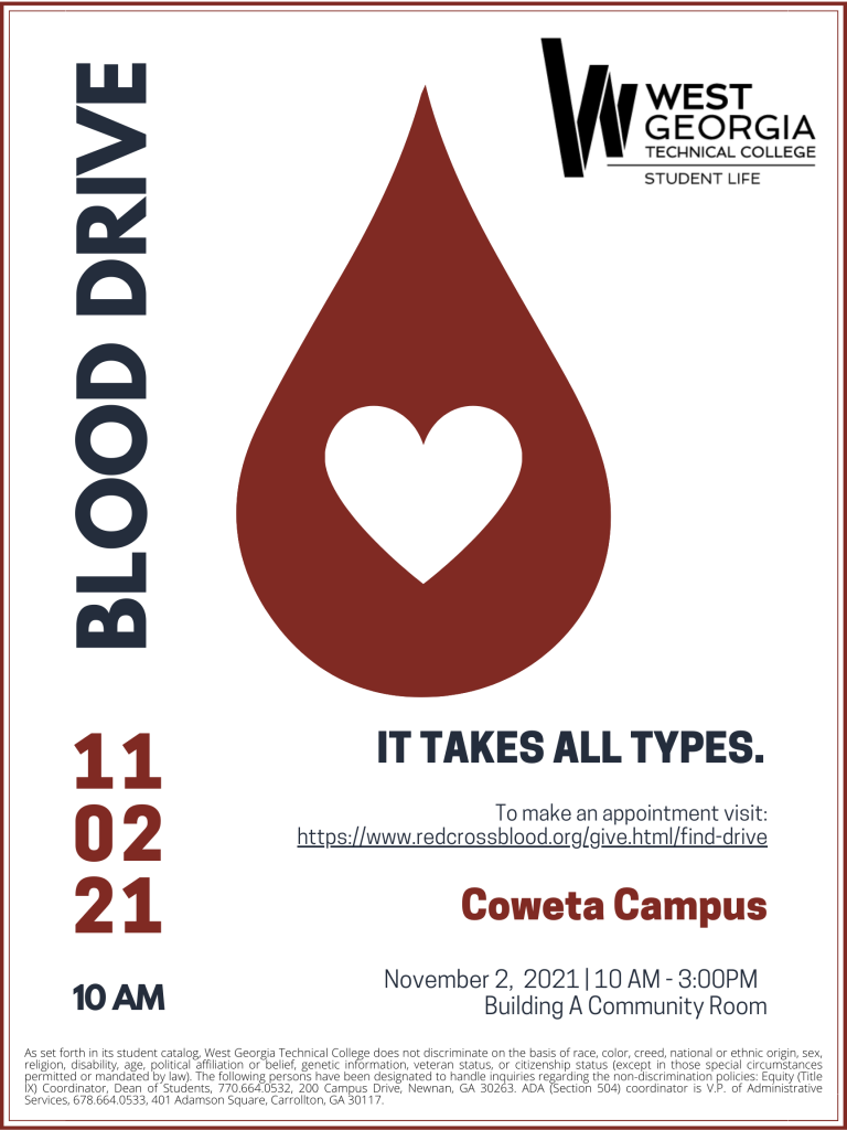 blood drive info flyer