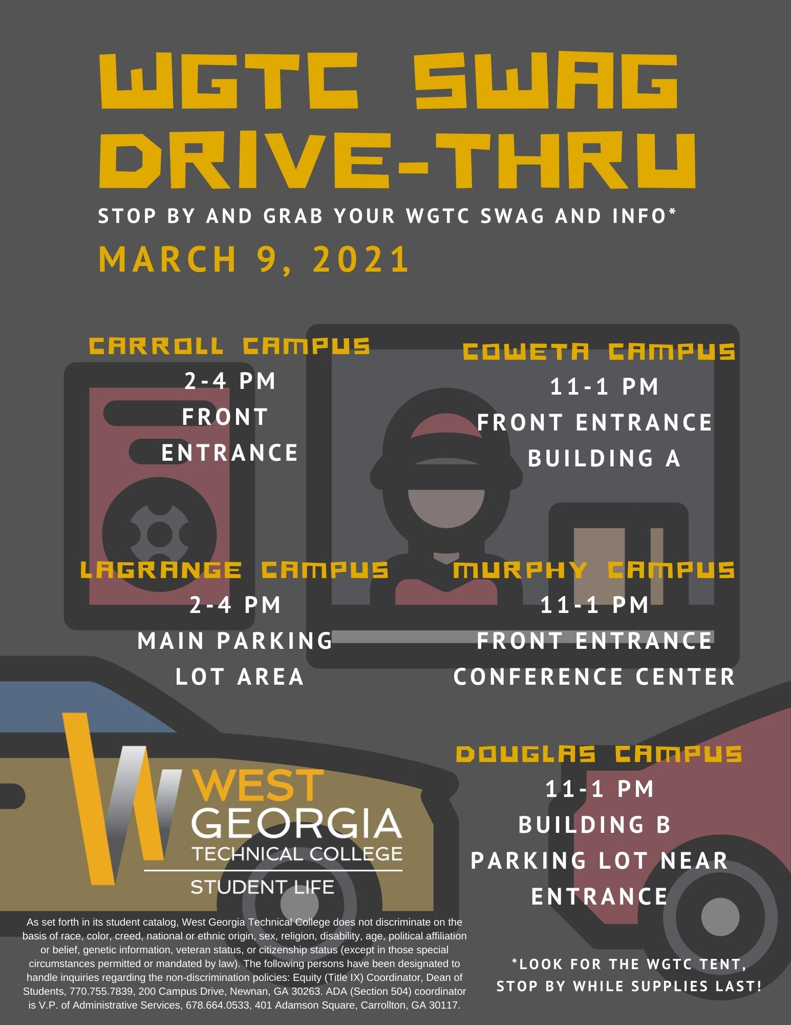 WGTC Drive Thru Info Flyer