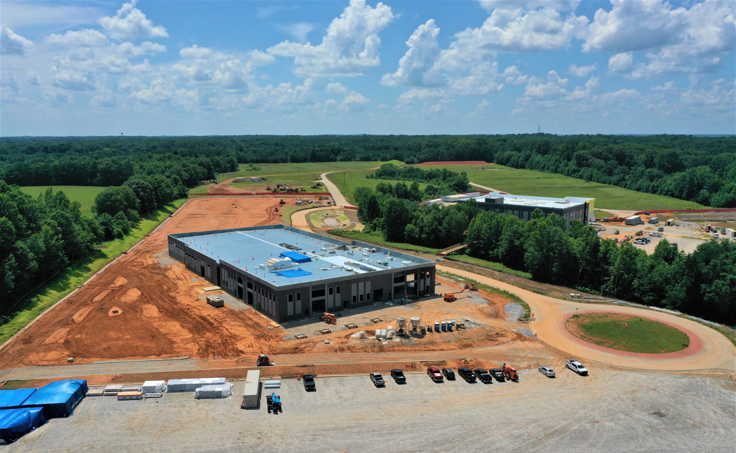 new carroll campus arial view
