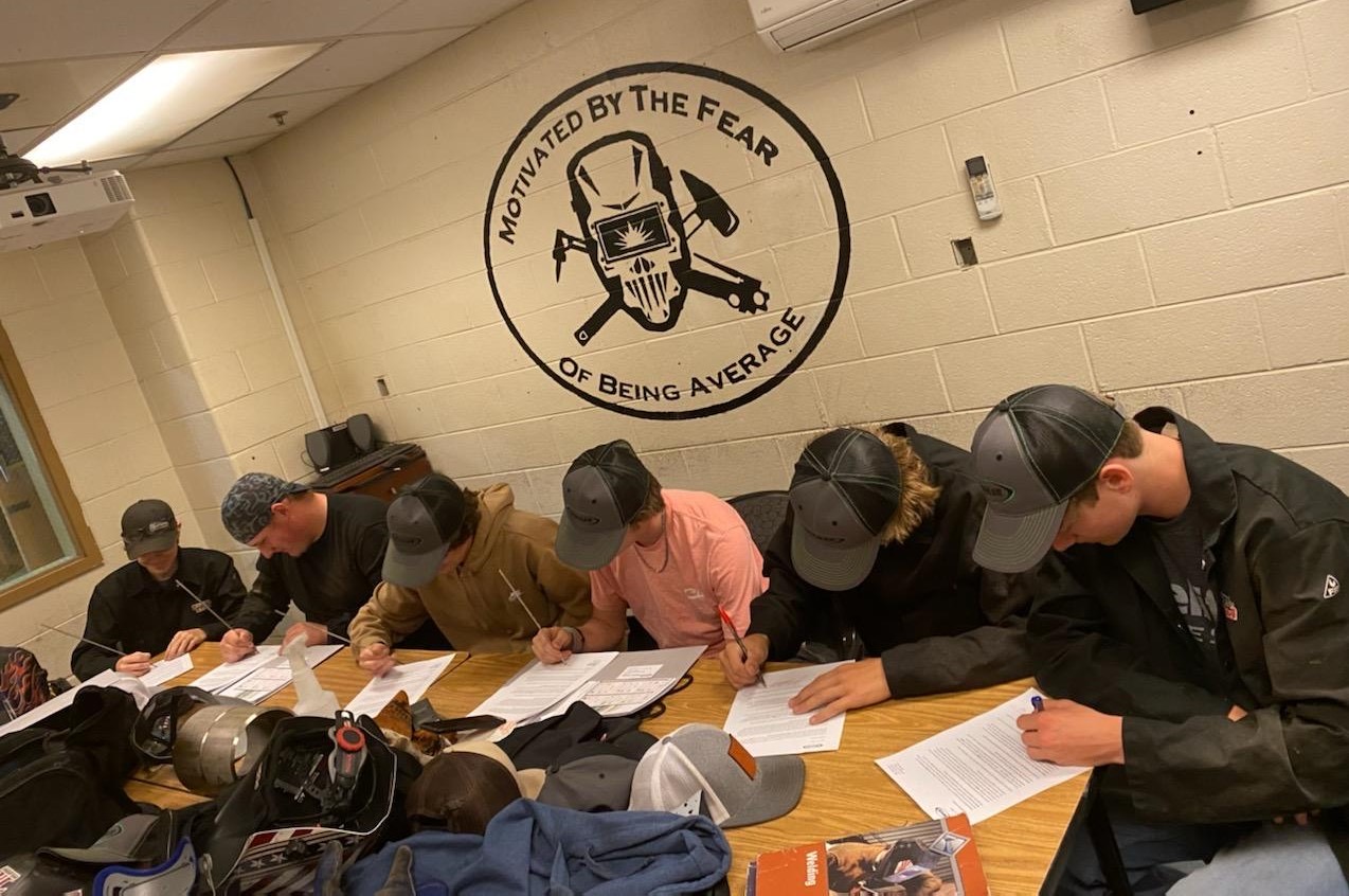 Students at desk