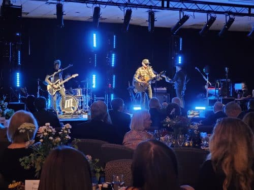 A large crowd of donors, partners and stakeholders enjoyed a concert by country music star, Michael Ray.contributions to the commercial truck driving program at West Georgia Technical College.
