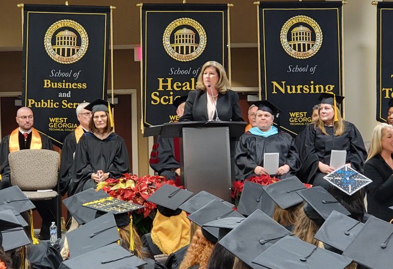 Karen Handel and graduates