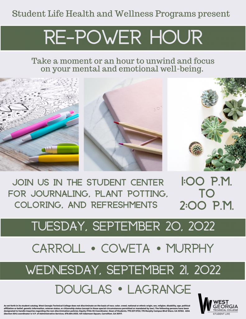 re-power hour event flyer. plant potting and more.