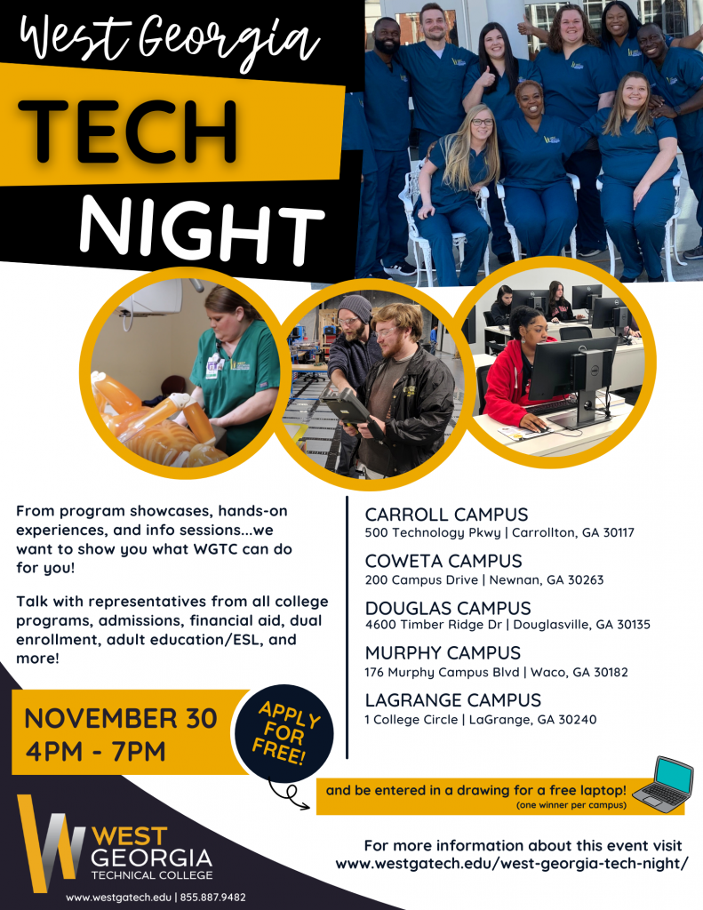 tech night info flyer