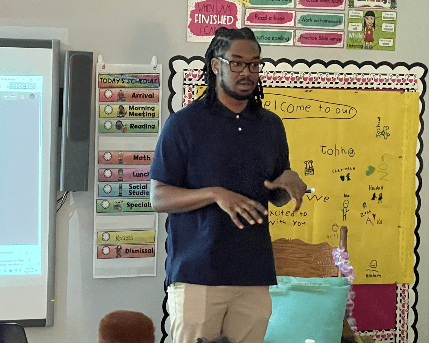 Brandon Ridley teaching