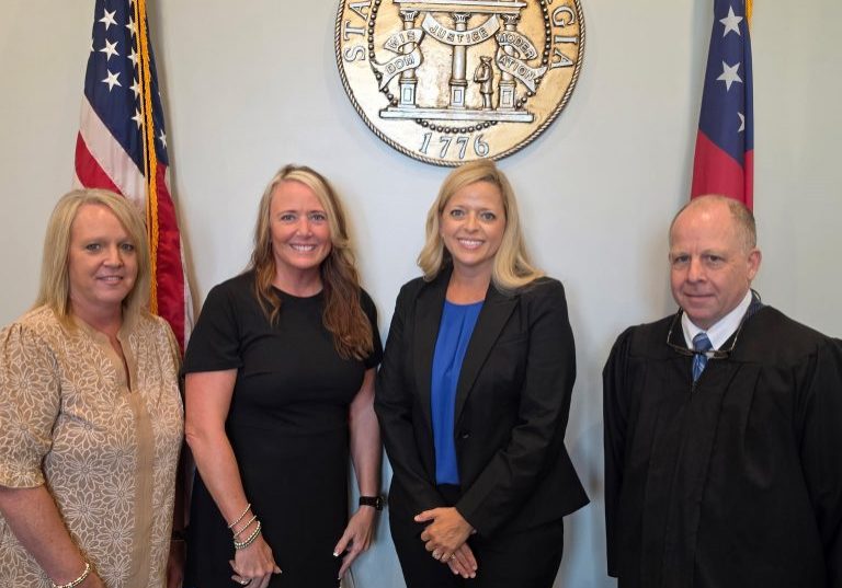 Maryanne Lovejoy, Angie Roberts, Dr. Post, and Honorable Judge Kevin Drummond