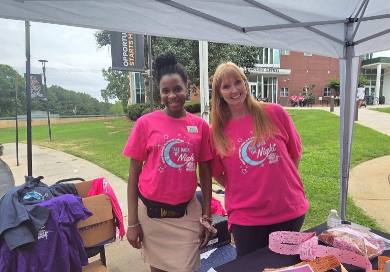 wgtc employees at Take Back the Night Event