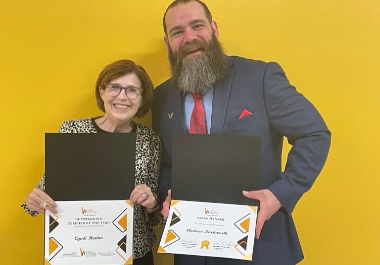 Cyndi Hunter and Andrew Duckworth