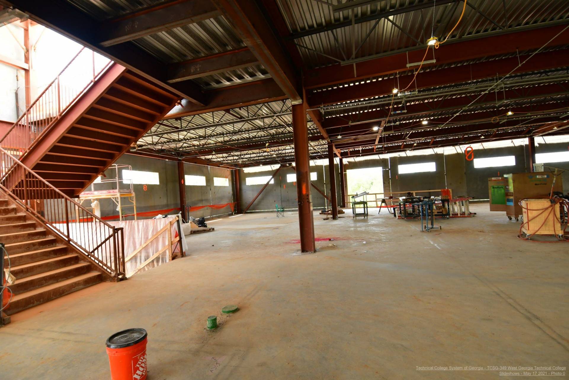 interior photo of building under construction