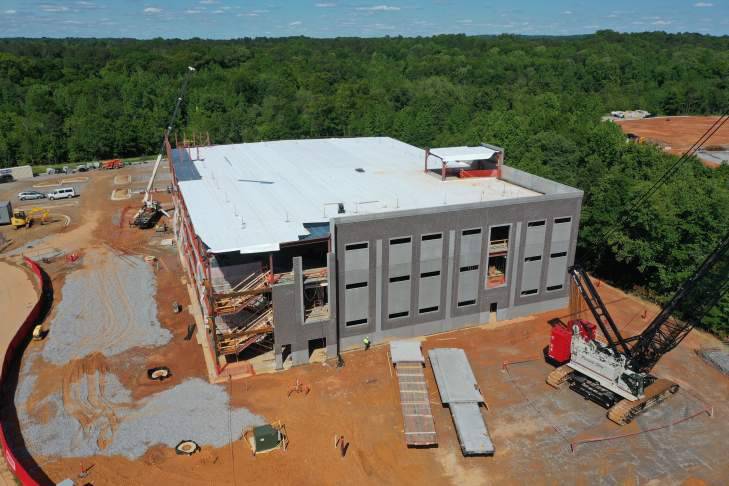 main building aerial photo