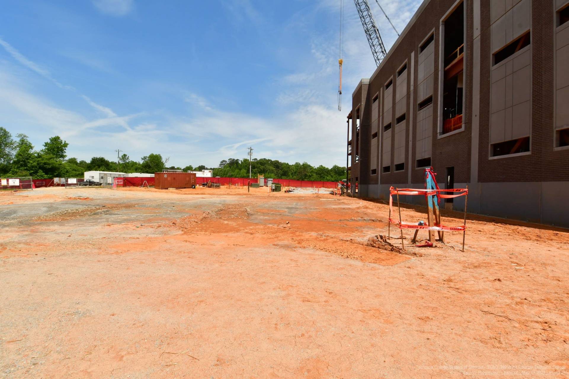 construction site showing exterior walls