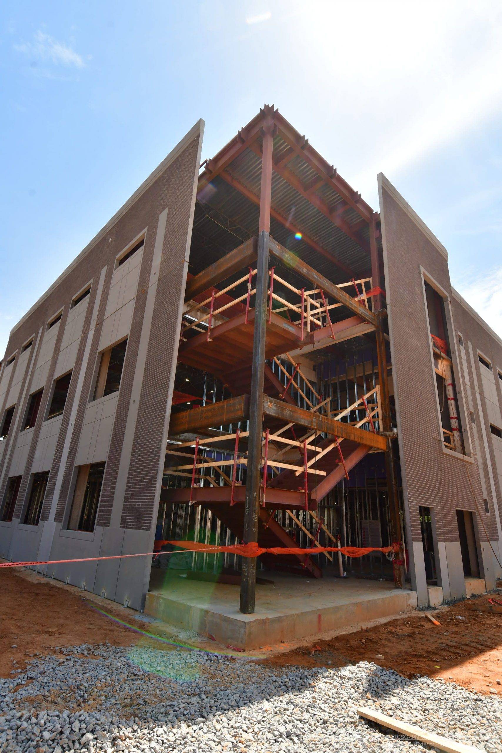 construction site showing exterior walls