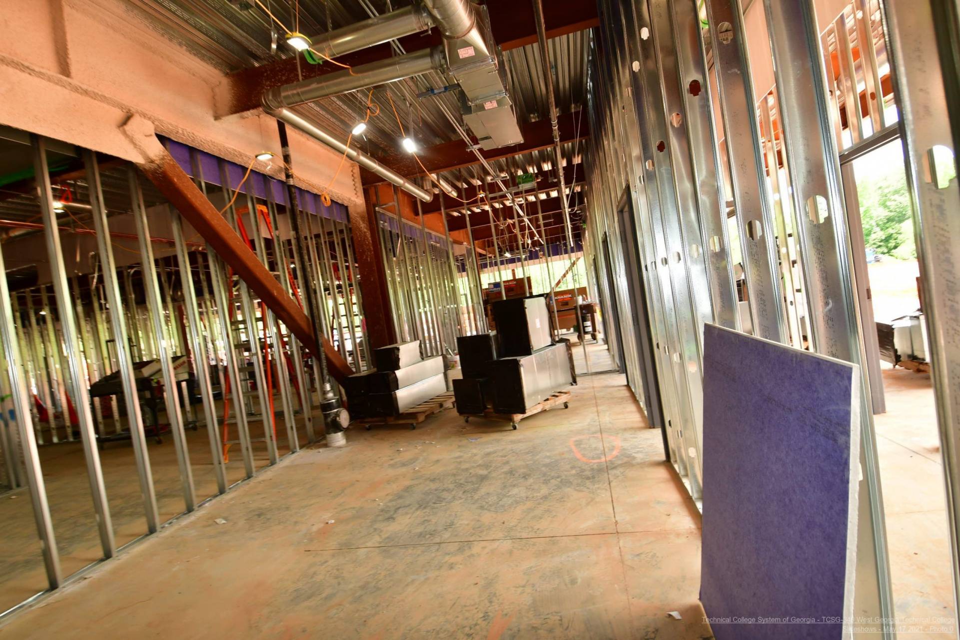 interior photo of building under construction