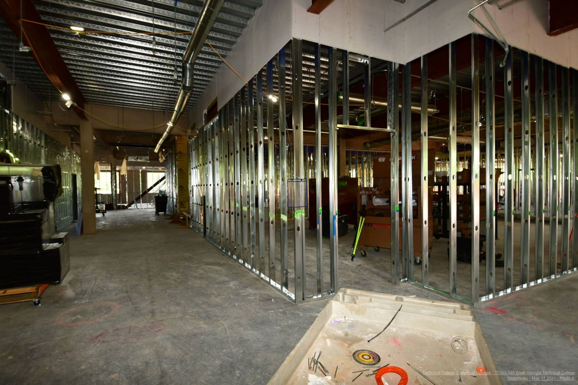 interior photo of building under construction